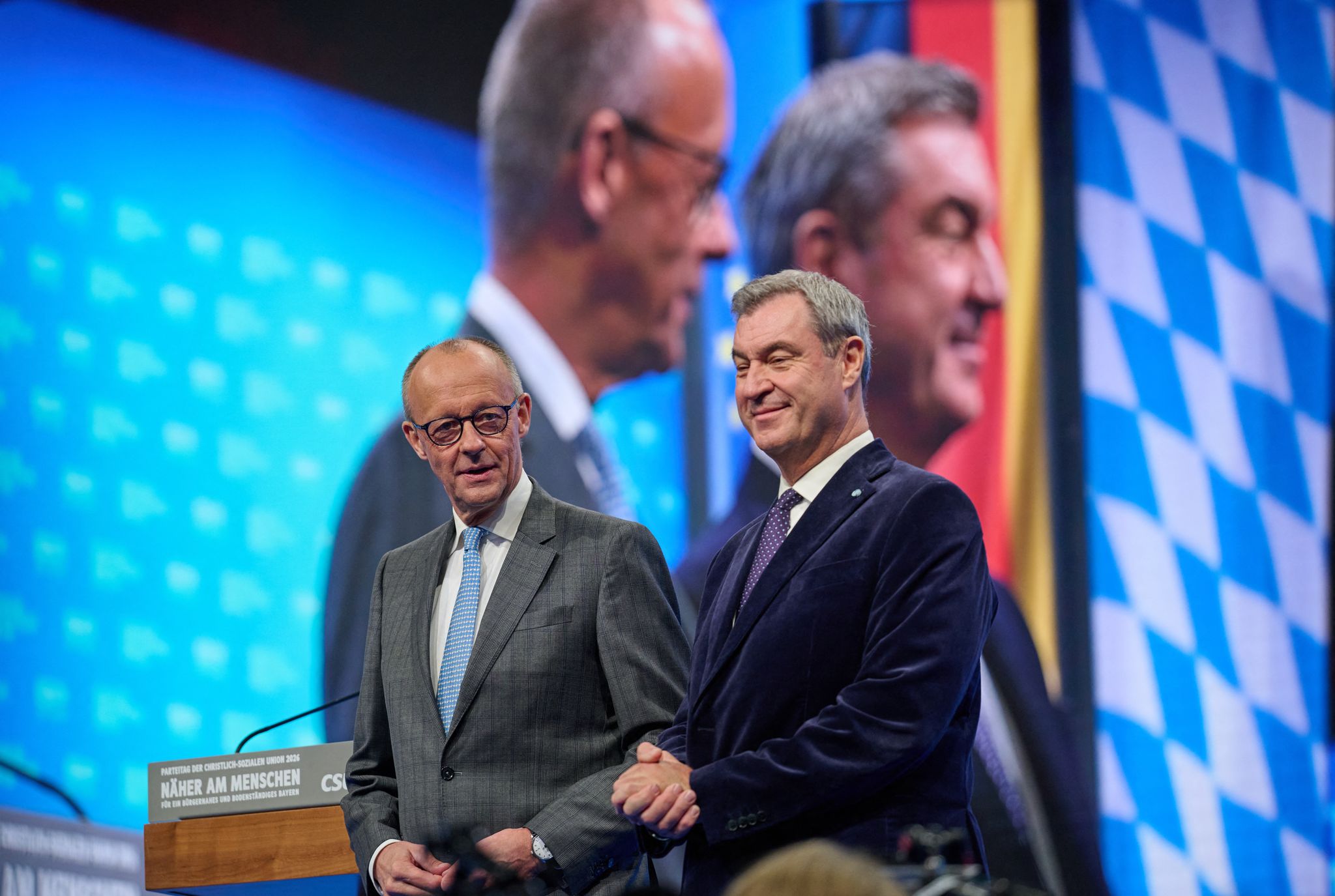 Friedrich Merz y Markus Söder